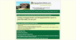 Desktop Screenshot of mortgagedataweb.com